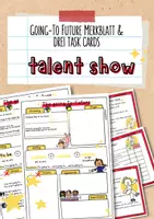 Vorschau - Arbeitsblätter - talent show: going to Future Merkblatt & task cards - Deckblatt
