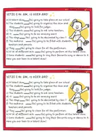 Vorschau - Arbeitsblätter - talent show: going to Future Merkblatt & task cards - Seite 3