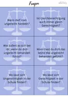 Vorschau - Mal- und Bastelvorlagen - Fragen über Fragen: Thema Gerechtigkeit und Ungerechtigkeit - Seite 2