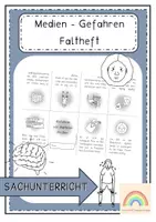 Vorschau - Unterrichtsreihen - Medien - Gefahren - Faltheft - Deckblatt