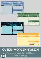 Vorschau - Präsentationen/Tafelbilder - Guten-Morgen-Folien - Deckblatt