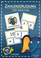 Vorschau - Bildkarten - Zahlenzerlegung im Zahlenraum 10 - 100 Kärtchen - Deckblatt