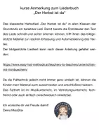 Vorschau - Arbeitsblätter - Musik - Liederbuch: Der Herbst ist da - Seite 3