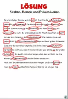 Vorschau - Arbeitsblätter - Lesetext "Ayas Tag im Schwimmbad" Verben, Präpositionen, Nomen - DaZ / DaF / Deutsch - Seite 2