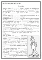 Vista previa - Hojas de trabajo - Simple Past: grammar activity (inglés) - página 2