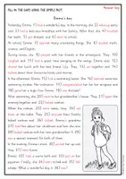 Vista previa - Hojas de trabajo - Simple Past: grammar activity (inglés) - página 3