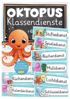 Vorschau - Fördermaterial/Inklusion - Oktopusklasse Klassendienste Krakenklasse - Deckblatt