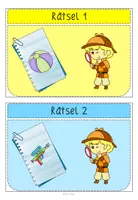 Vorschau - Arbeitsblätter - Mini-Escape-Game Sommer - Einmaleins - Seite 1
