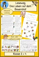 Vorschau - Arbeitsblätter - Bauernhof - Deckblatt
