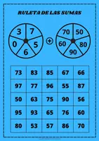 Vista previa - Juegos / Gamificación - Ruleta Operaciones - Sumas, Restas y Multiplicaciones - página 1