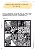 Vorschau - Arbeitsblätter - Zentangle für Kinder – Kreative Entspannung im Schulalltag - Seite 3