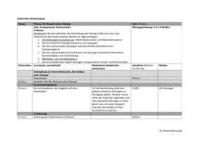Vorschau - Stundenentwürfe - Sich in Zeitungen orientieren - Die Ressorts - Seite 3