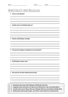 Vorschau - Arbeitsblätter - Lernplakat + AB mit Fragen zum Thema "Reliquie" + Lösungsblatt + Mindmap + Infografik - Seite 1