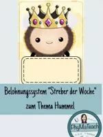Vorschau - Poster - Belohnungssystem: Streber der Woche Thema Hummel - Deckblatt