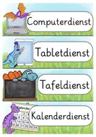Vorschau - Lehrpläne/Lehrermaterial - Klassendienste Dinoklasse Dinosaurier Classroom management - Seite 2