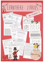 Vorschau - Arbeitsblätter - Lerntheke: Zirkus (ab Klasse 3) - Deckblatt