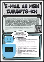 Vorschau - Arbeitsblätter - E-Mail / Brief an mein Zukunfts-Ich (mit und ohne PC durchführbar) - Schuljahresbeginn, Schulstart, Schuljahresanfang, Klasse 8,9,10,11,12 - Seite 1