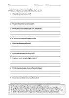 Vorschau - Arbeitsblätter - AB mit Fragen zum Thema "Remscheid" + Lösungsblatt - Deckblatt