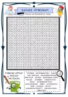 Vorschau - Arbeitsblätter - Suchsel zum Praktikum / Betriebspraktikum (Klasse 8 / 9 / 10) - Seite 1