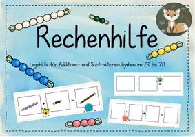 Vorschau - Fördermaterial/Inklusion - Rechenhilfe_Legehilfe Vorlagen - Deckblatt
