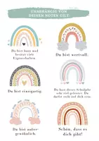 Vorschau - Präsentationen/Tafelbilder - Zusatz zum Zeugnis/persönliches Zeugnis - Regenbogen - Seite 1