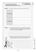 Vorschau - Arbeitsblätter - Prinzipien der Wirtschaftlichkeit | Wirtschaft Sekundarstufe Klasse 9-10 | Ökonomisches Prinzip, Produkt, Ressourcen, Nachhaltigkeit | Stationenlernen, Arbeitsblätter, Kopiervorlagen, Freiarbeit mit Lösungen - Seite 2