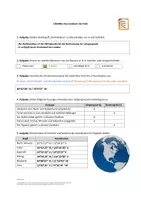 Vorschau - Arbeitsblätter - Arbeitsblatt: Das Gradnetz der Erde (mit Lösung) - Seite 2