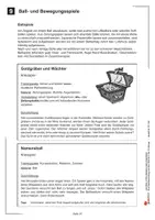 Vorschau - Spiele - Ballspiele und Bewegungsspiele | Pädagogik Ratgeber Vorschule Grundschule Klasse 1-4 | Pausenspiele, Klassenspiele, Spielesammlung - Deckblatt