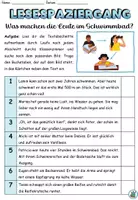 Vorschau - Arbeitsblätter - Lesespaziergang „Im Schwimmbad ist viel los“ 3-fach differenziert- DaZ / DaF / Deutsch - Seite 1