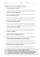 Vorschau - Arbeitsblätter - AB mit Fragen zum Thema "Rheinfall" + Lösungsblatt + Infografik - Deckblatt