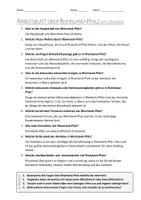 Vorschau - Arbeitsblätter - AB mit Fragen zum Thema "Rheinland-Pfalz" + Lösungsblatt + Mindmap + Infografik - Seite 3