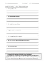 Vorschau - Arbeitsblätter - AB mit Fragen zum Thema "Riesenrad" + Lösungsblatt - Deckblatt