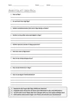 Vorschau - Arbeitsblätter - AB mit Fragen zum Thema "Riga" + Lösungsblatt - Deckblatt
