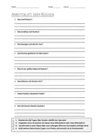 Vorschau - Arbeitsblätter - AB mit Fragen zum Thema "Rochen" + Lösungsblatt - Deckblatt