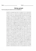 Vorschau - Arbeitsblätter - Going green / Environment - Word Search (FREEBIE) - Seite 3
