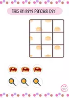 Vista previa - Juegos / Gamificación - TRES EN RAYA PANCAKE DAY - Portada