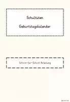 Vorschau - Mal- und Bastelvorlagen - Materialpaket Geburtstagskalender - Seite 3