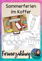 Vorschau - Arbeitsblätter - Erzählanlass Ferienerzählung aus dem Sommerferien-Koffer - Deckblatt