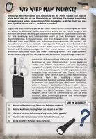 Vorschau - Arbeitsblätter - DEUTSCH - Lesetext des Tages 3 - Paket Kriminalistik "Wie wird man Polizist?" - Seite 1