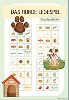 Vorschau - Spiele - Das Hunde Legespiel: Hundezubehör - Deckblatt