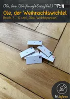 Vorschau - Arbeitsblätter - Ole, der Weihnachtswichtel: Briefe 7 - 12 (Teil 2) - Deckblatt