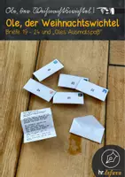 Vorschau - Arbeitsblätter - Ole, der Weihnachtswichtel: Briefe 19 - 24 (Teil 4) - Deckblatt
