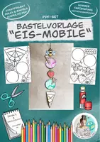Vorschau - Spiele - Bastelvorlage DIY "Eis-Mobile" Sommer Sommerferien - Deckblatt