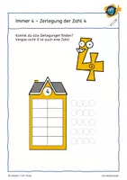 Vorschau - Arbeitsblätter - Zahlenzerlegung bis 10 Arbeitsblätter - Seite 3