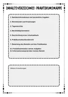 Vorschau - Unterrichtsreihen - Praktikumsmappe für Betriebspraktikum - Praktikumsbericht / Praktikum (Klasse 8 / 9) - Seite 1