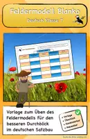 Vorschau - Arbeitsblätter - Feldermodell (Blanko zum Üben) - Deckblatt