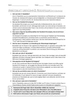 Vorschau - Arbeitsblätter - AB mit Fragen zum Thema "John D. Rockefeller" + Lösungsblatt - Seite 1