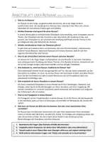 Vorschau - Arbeitsblätter - AB mit Fragen zum Thema "Roman" + Lösungsblatt + Mindmap + Infografik - Seite 3