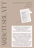 Vorschau - Arbeitsblätter - Selbstevaluationsbogen: Zeichnen - eine Diagnosestunde - Deckblatt