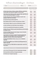 Vorschau - Arbeitsblätter - Selbstevaluationsbogen: Zeichnen - eine Diagnosestunde - Seite 1